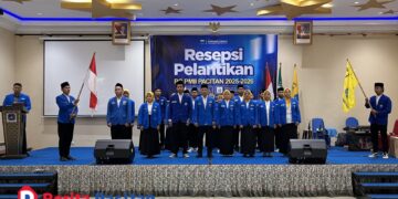 Pengurus Cabang PMII Pacitan Masa Khidmat 2025–2026 resmi dilantik dengan penuh khidmat dan semangat pergerakan. (Foto : Doc. PMII Pacitan)