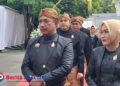 Ketua DPRD Pacitan Arif Setia Budi saat menyampaikan harapan di momen hari jadi Pacitan, Kamis, 19 Februari 2026. (Foto: Sunardi Berita Pacitan)