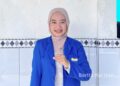 Naila Salsabila, kader PMII Komisariat STKIP PGRI Pacitan, sukses mengharumkan nama daerah dengan meraih Juara 1 lomba microteaching tingkat nasional yang digelar UIN Sunan Kudus. (Foto : Sunardi/Beritapacitan.com).