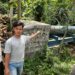 Pemilik lahan, Wildan Sarifudin, mengaku keberatan lantaran pembangunan dilakukan tanpa adanya izin yang jelas dari pihak keluarga. (Foto: Sunardi/Beritapacitan.com)